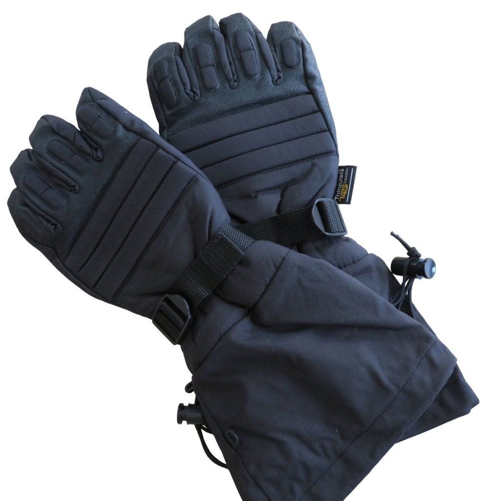 Thinsulate Ski Snowboard Winter Gloves Mens L Black Ultra Insulation Insulated - Picture 1 of 9